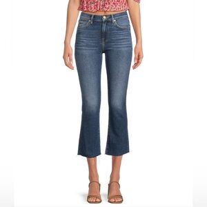 7 for all Mankind NWT SZ 25 Luxe Vintage High Waist Slim Kick Blue Jean